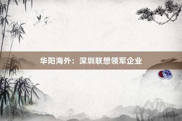 华阳海外:深圳联想领军企业